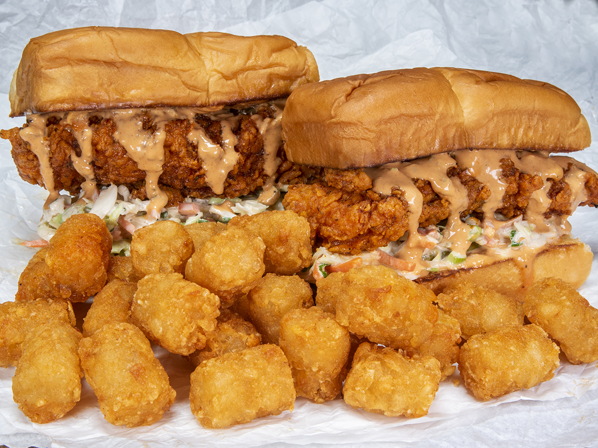 Order 2 Slider Combo food online from Bad Mutha Clucka store, Phoenix on bringmethat.com