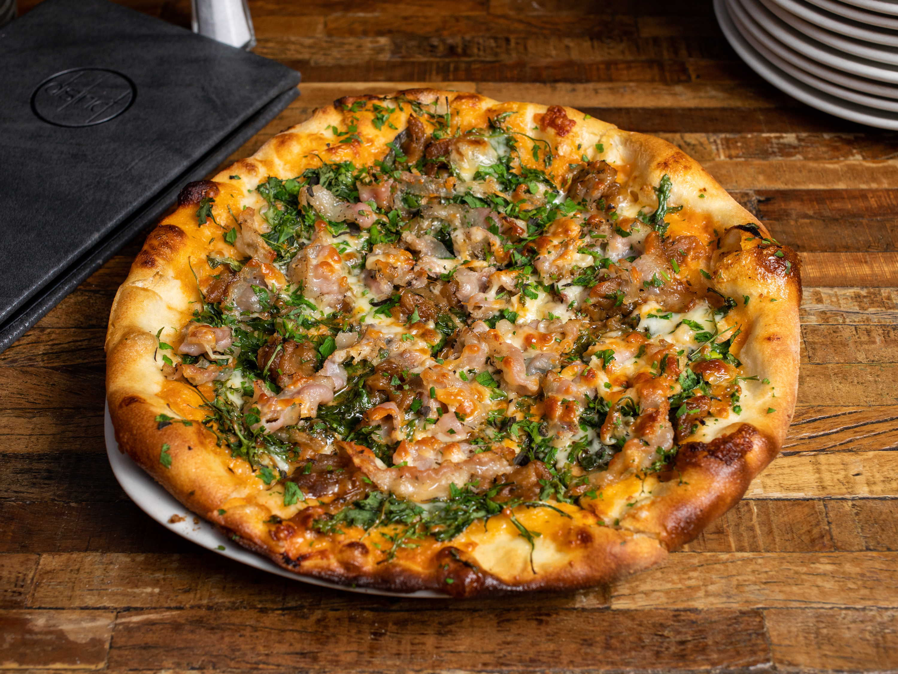 Order Guanciale Pizza food online from District store, Oakland on bringmethat.com