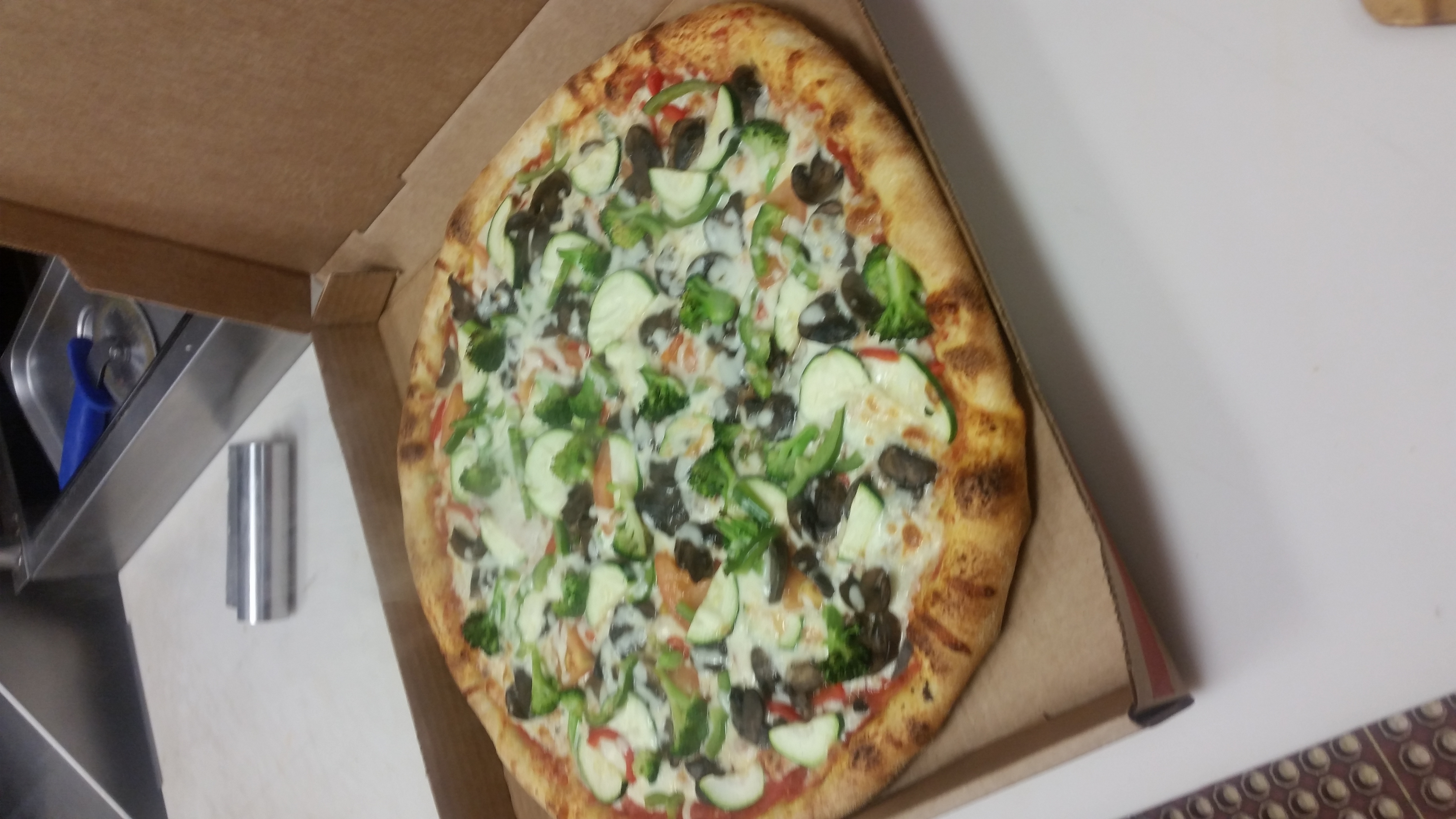 Order Vegetable Pizza food online from Italian Pizza & Subs store, Jamaica Plain on bringmethat.com