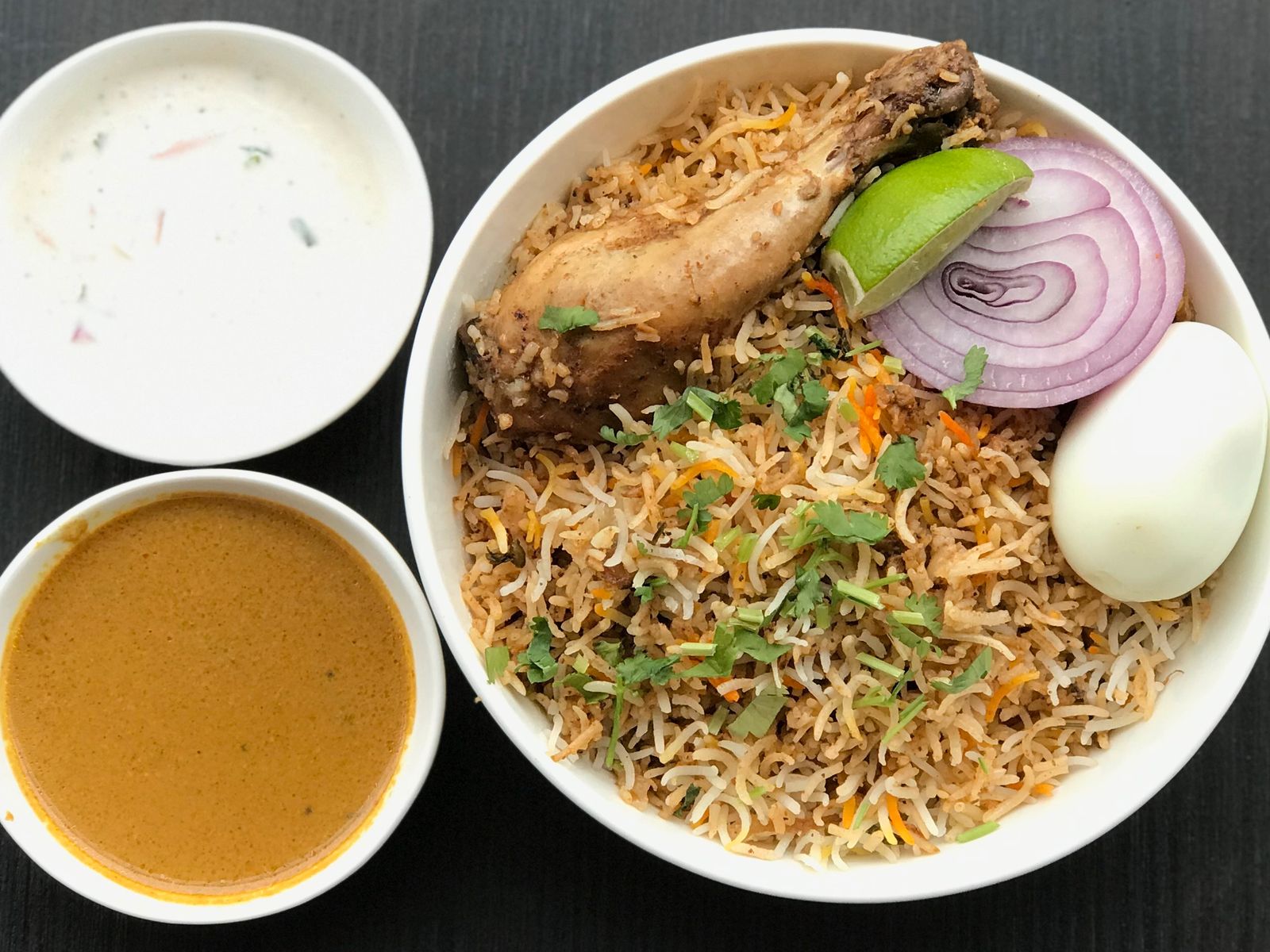 Order Chicken Dum Biryani food online from Mirchi Indian Kitchen store, Foster City on bringmethat.com