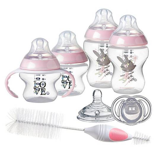 Order Tommee Tippee Closer to Nature Newborn Starter Set in Pink food online from Bed Bath & Beyond store, Lancaster on bringmethat.com