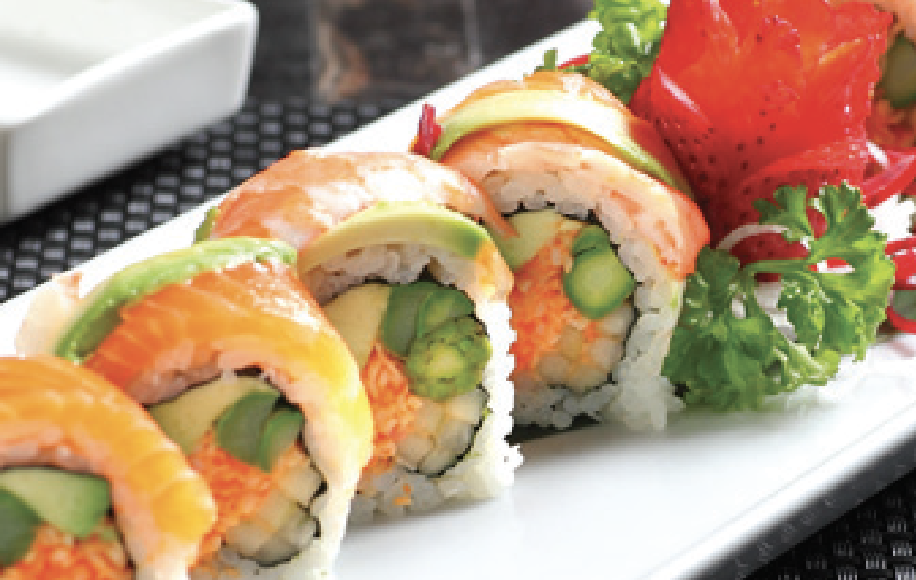 Order PLAYBOY ROLL food online from Crazy Rockn Sushi store, Los Angeles on bringmethat.com