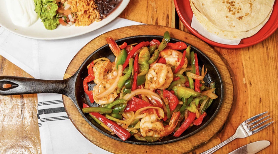 Order Shrimp Fajitas food online from Patron mexican grill store, New York on bringmethat.com