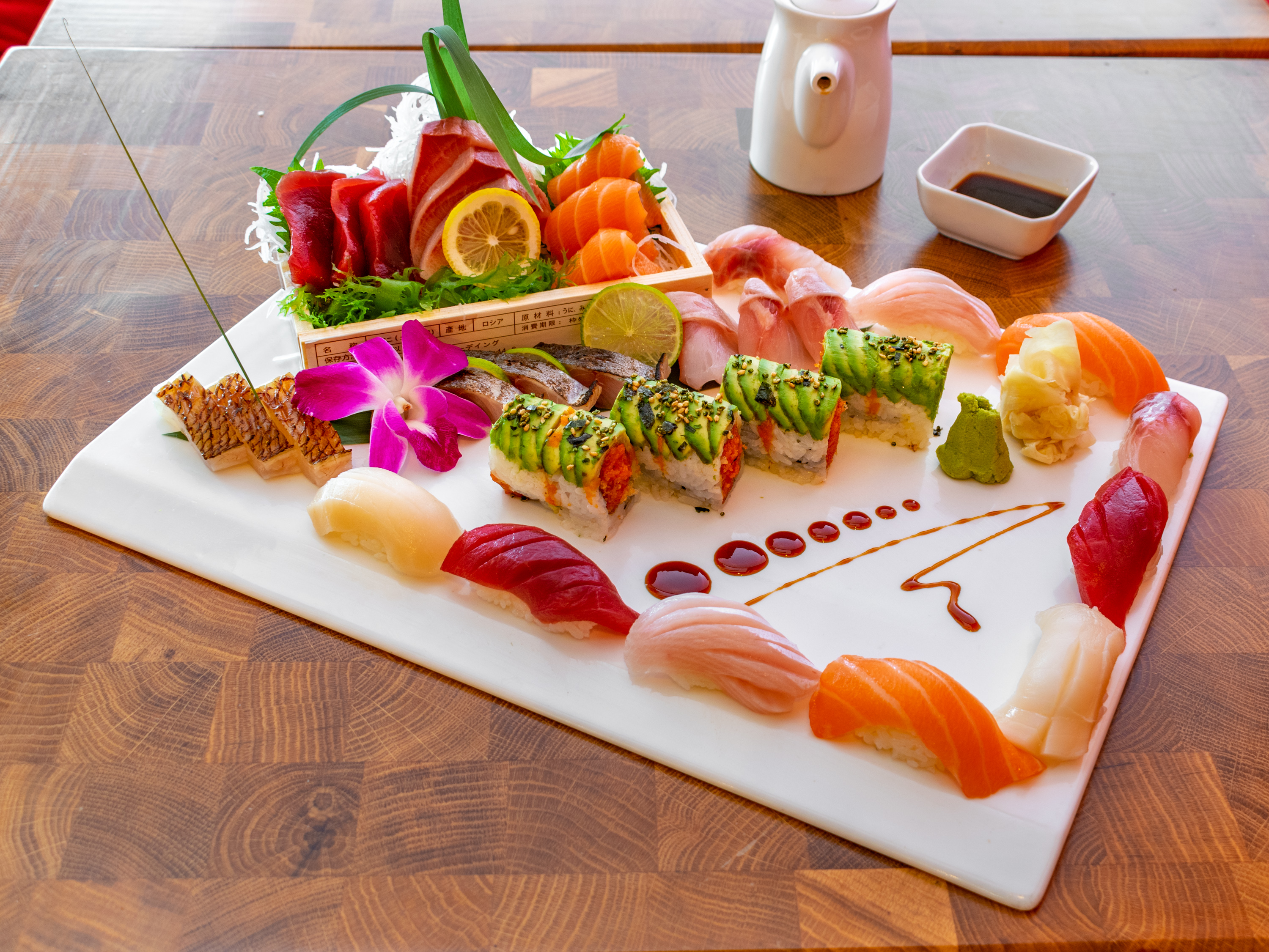 Order Sushi and Sashimi Special for 2 food online from Akai Lounge store, Englewood on bringmethat.com
