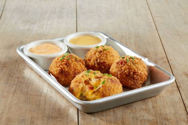 Order New Fried Couscous Mac & Cheese Balls food online from Bj's restaurants & brewhouse store, Roseville on bringmethat.com