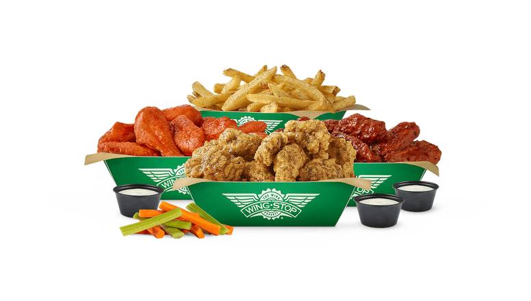 Order 30pc Crew Pack food online from WINGSTOP store, Elizabeth on bringmethat.com