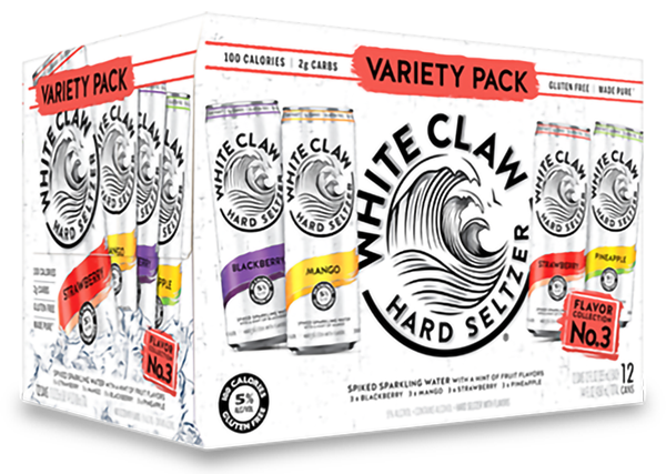 Order 12 Pack of White Claw Variety No.3 food online from Bws Beer Wine & Spirit store, San Jose on bringmethat.com