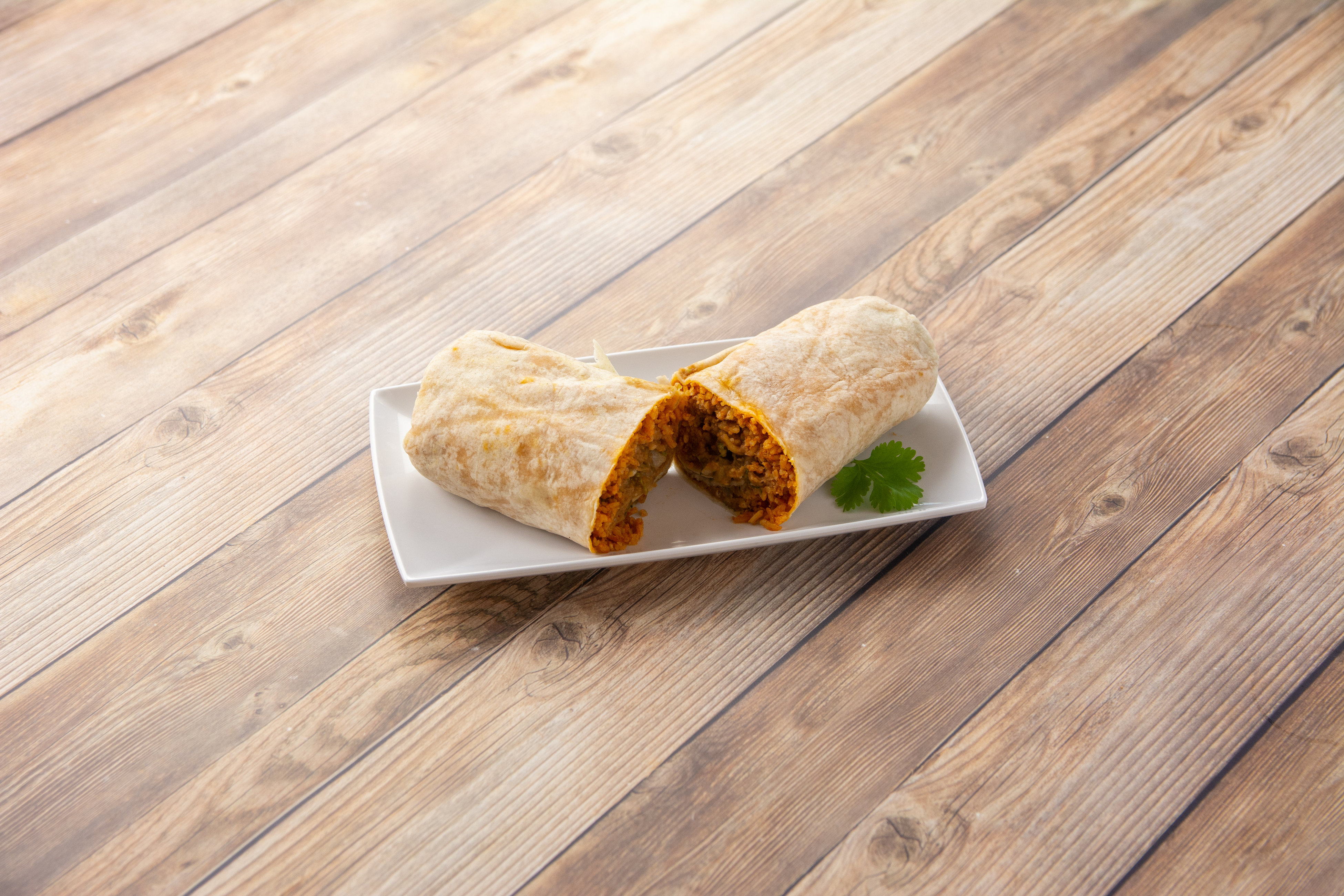 Order Rice and Beans Burrito food online from Taqueria De Anda store, Lake Forest on bringmethat.com