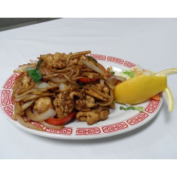 Order 72. Mongolian Chicken food online from Oriental Express store, Old Forge on bringmethat.com