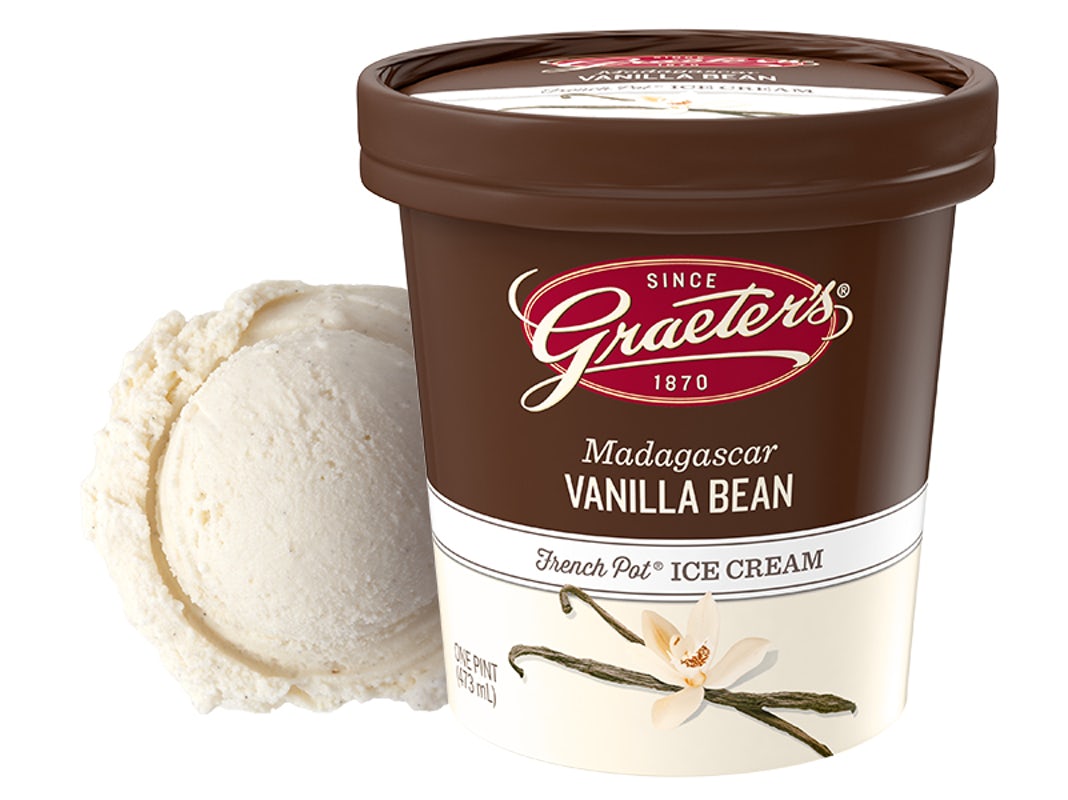 Order Vanilla Bean Pint food online from Graeter Ice Cream store, West Chester on bringmethat.com
