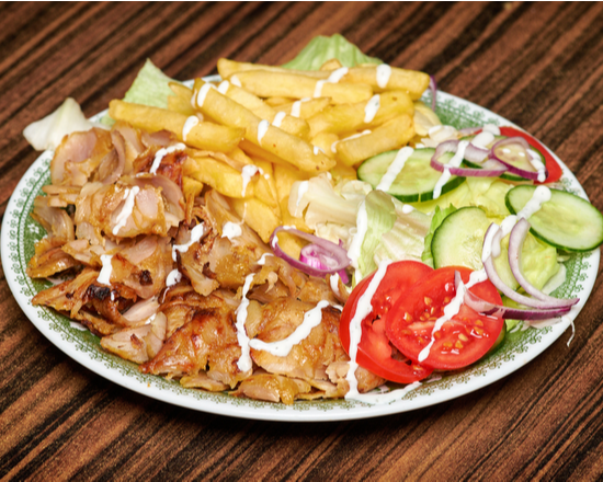 Order Chicken Gyro Platter food online from The Gyro Spot store, New York on bringmethat.com