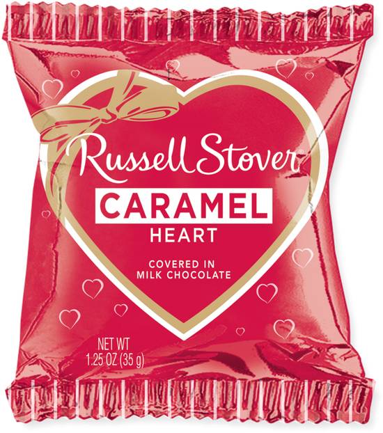 Order Russell Stover Caramel Heart Bar - 1.25 oz food online from Rite Aid store, AMBRIDGE on bringmethat.com