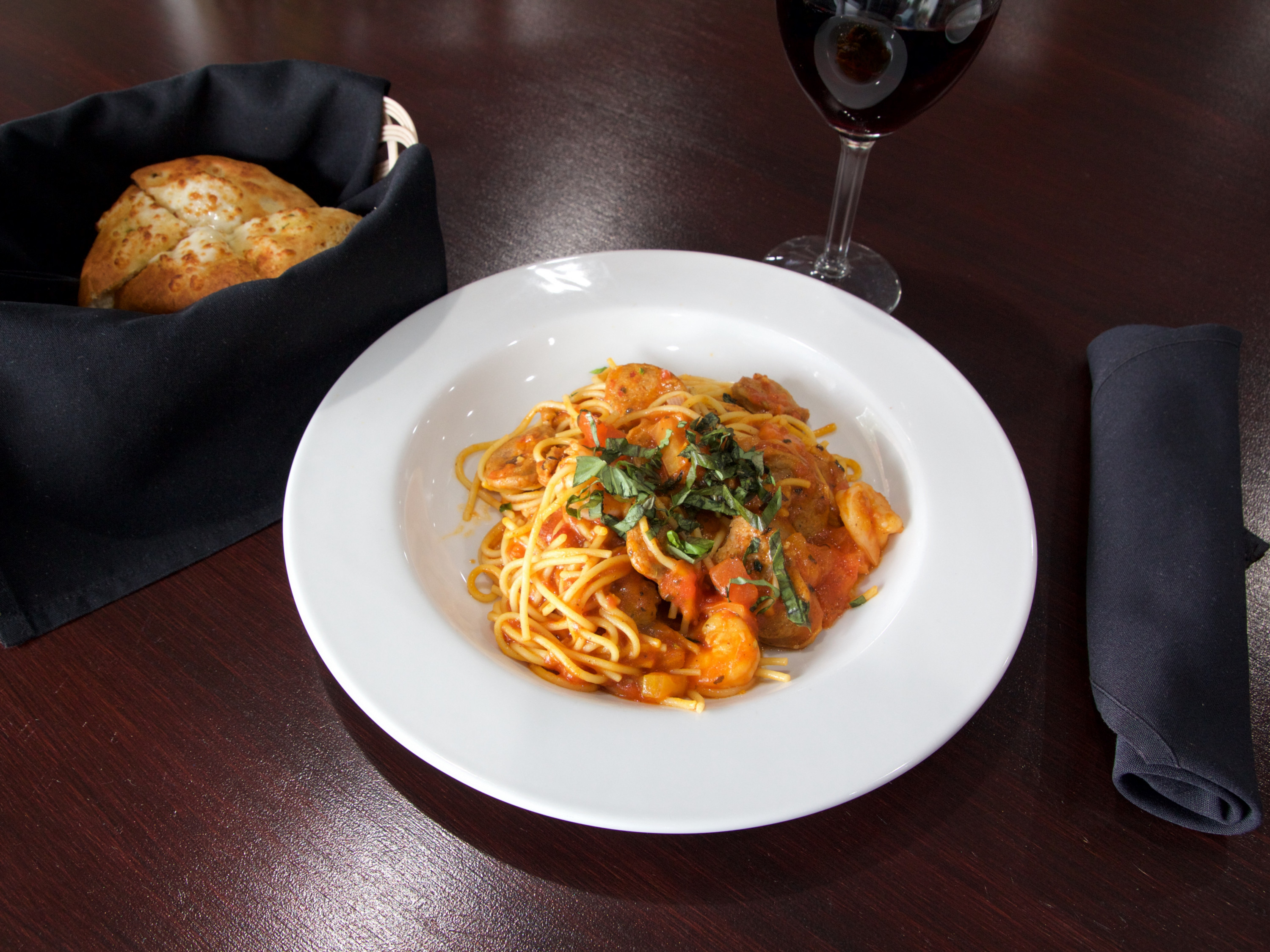 Order Pasta Mediterranean  food online from Strings Italian Cafe store, Modesto on bringmethat.com