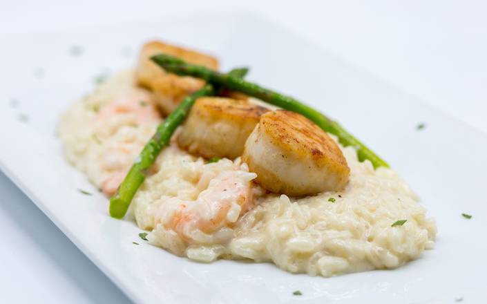 Order Scallop Risotto food online from Mill Creek Tavern store, Bayville on bringmethat.com