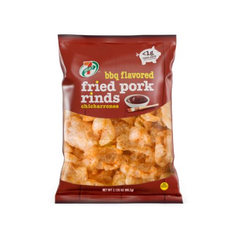 Order 7-Select Pork Rinds BBQ 2.125oz food online from 7-Eleven store, Chicago on bringmethat.com