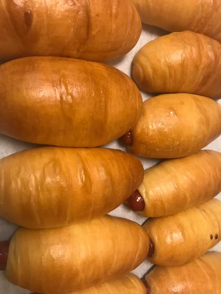 Order Jumbo Sausage and Cheese Croissant food online from Best Donuts store, Sugar Land on bringmethat.com