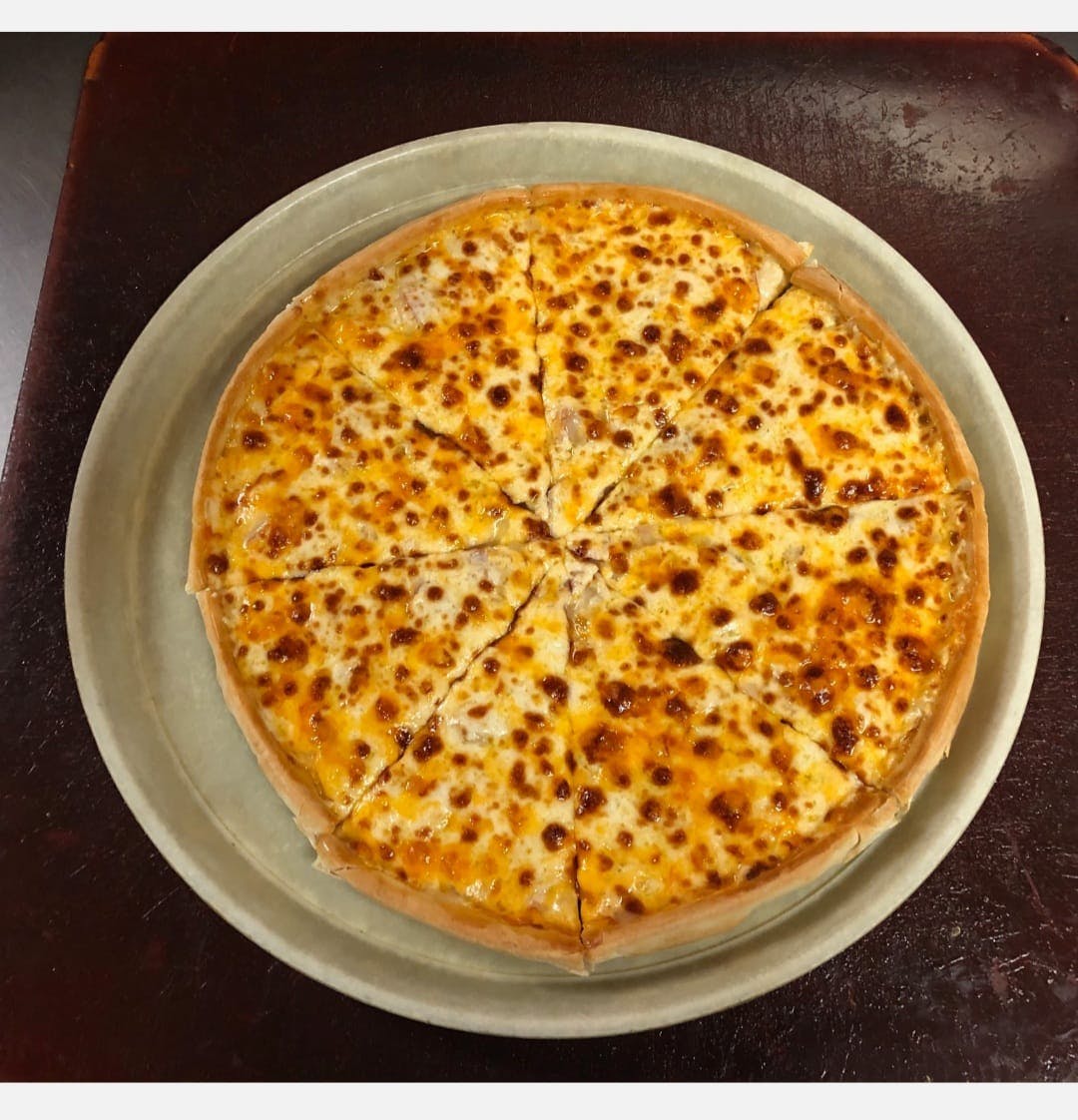 Order Creamy Ham & Cheese Pizza - Small 10'' (6 Slices) food online from Big Cheese Pizza store, Salina on bringmethat.com