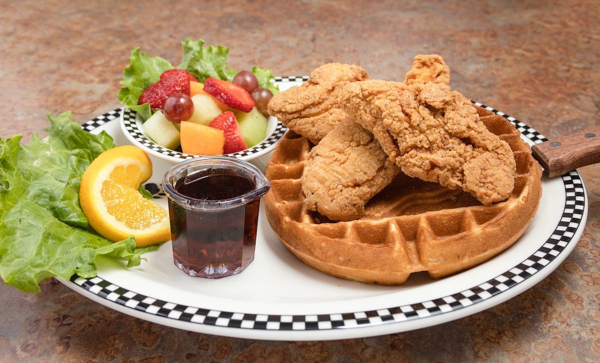 Order Chicken & Waffle food online from Black Bear Diner store, La Habra on bringmethat.com
