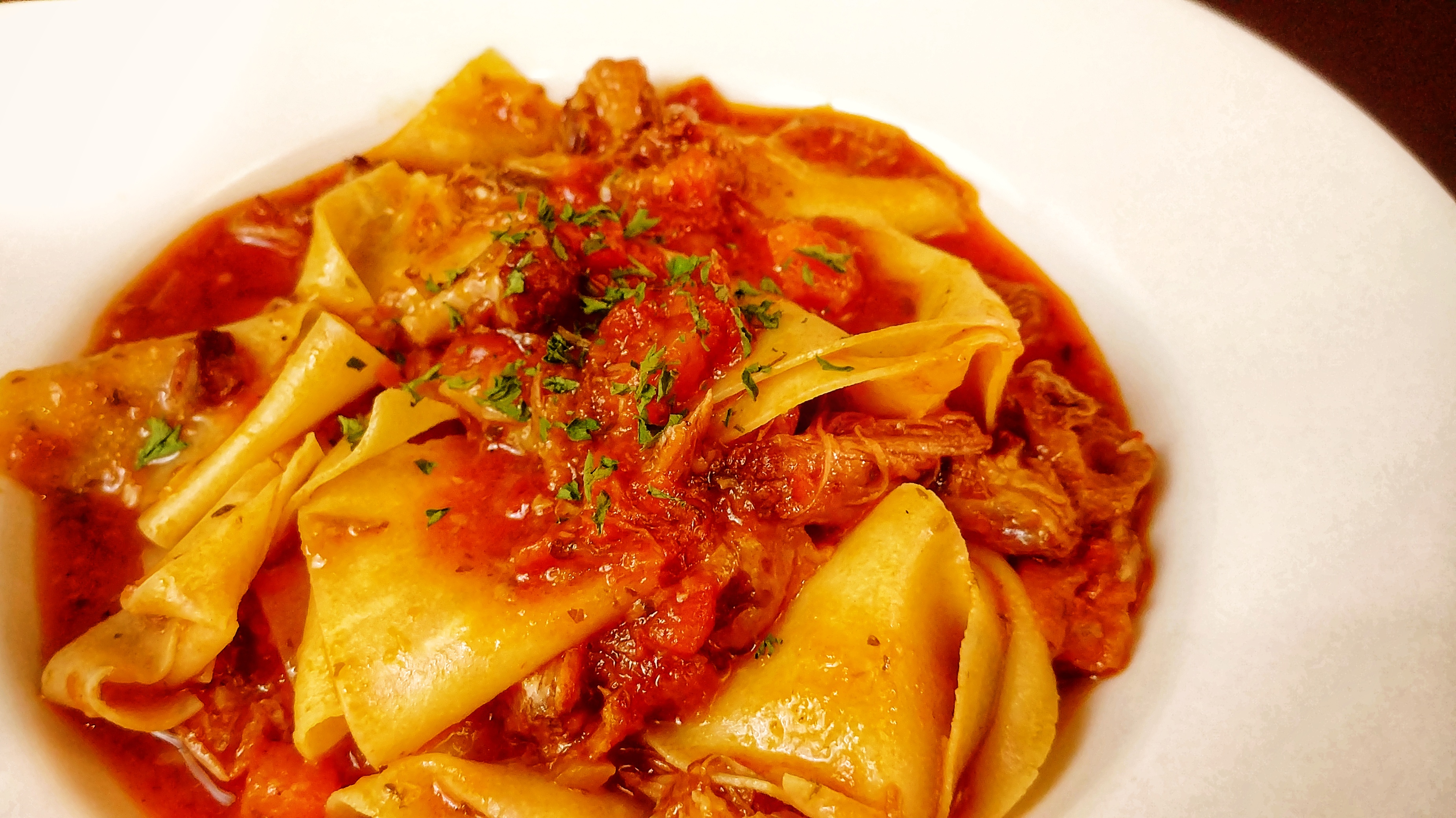 Order Pappardelle with Oxtail Ragu food online from Pastorante store, Harrisburg on bringmethat.com