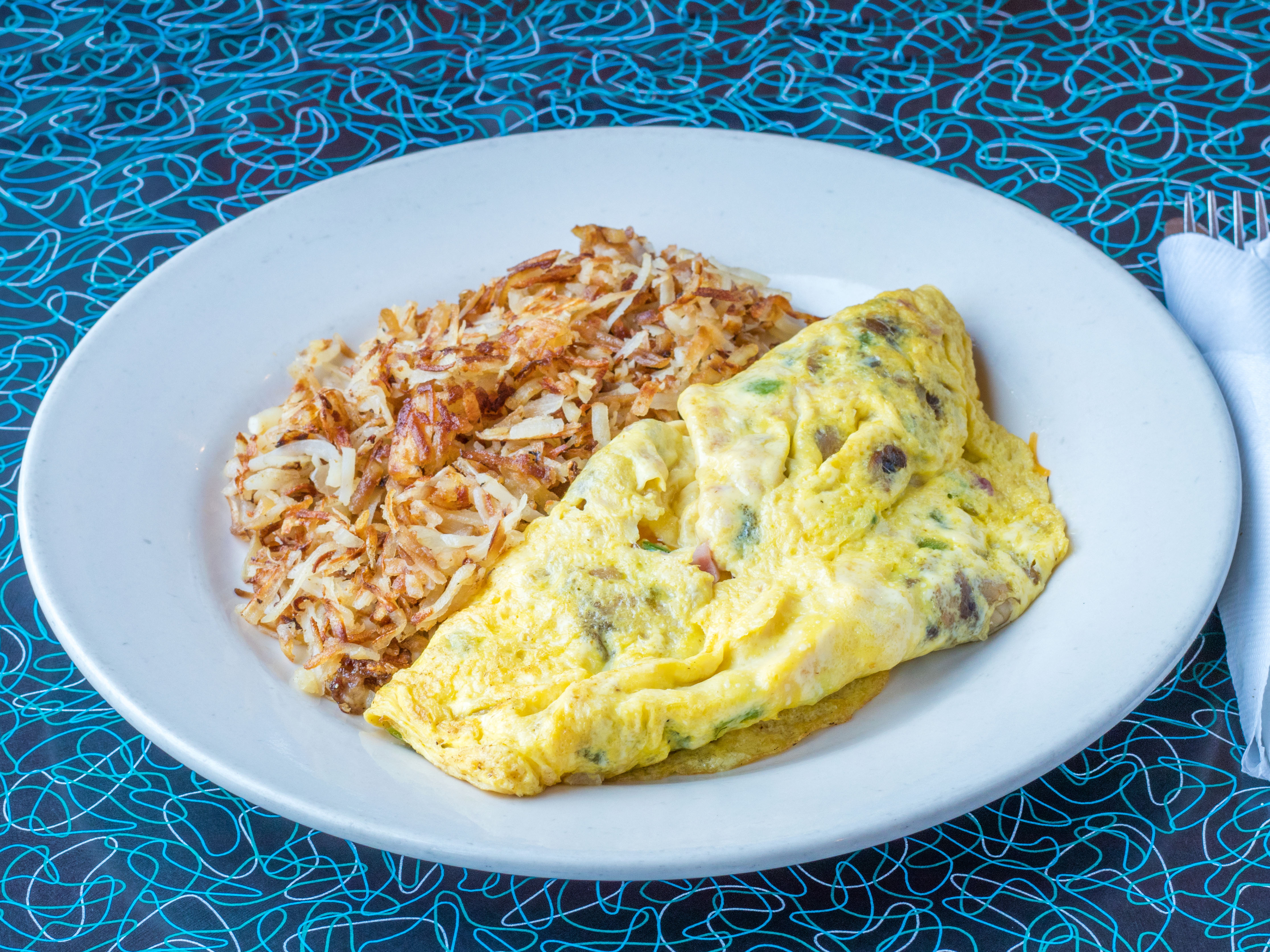 Order Western Omelet food online from City Diner South Grand store, Saint Louis on bringmethat.com