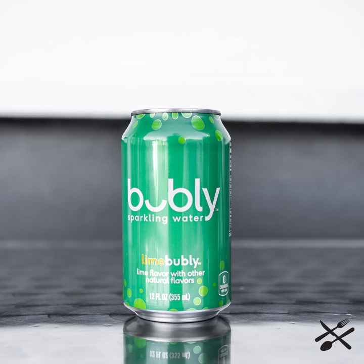 Order Bubly (Sparkling Water Lime) food online from Spanglish Kitchen store, Alhambra on bringmethat.com