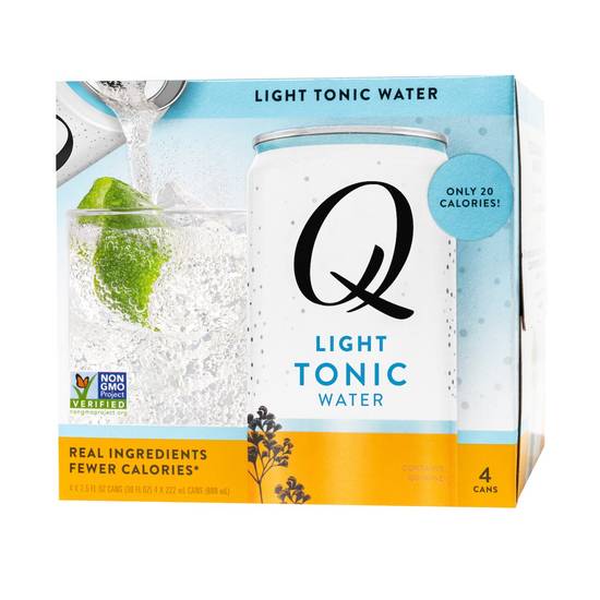 Order Q Mixers Light Tonic Water, 7.5 OZ Cans, 4 CT food online from Cvs store, LA FOLLETTE on bringmethat.com
