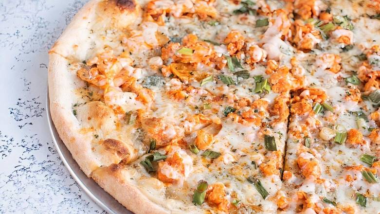 Order Buffalo Cauliflower, Scallion & Blue Cheese Pizza (16") food online from Otto Pizza store, Cumberland County on bringmethat.com