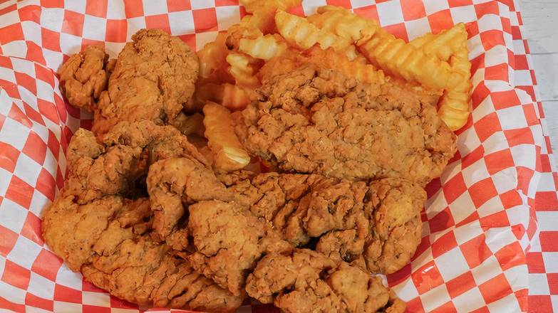 Order 7. 5 Finger Munch (Fried Chicken) food online from Munch Hut deli and store store, Athens (Clarke County) on bringmethat.com