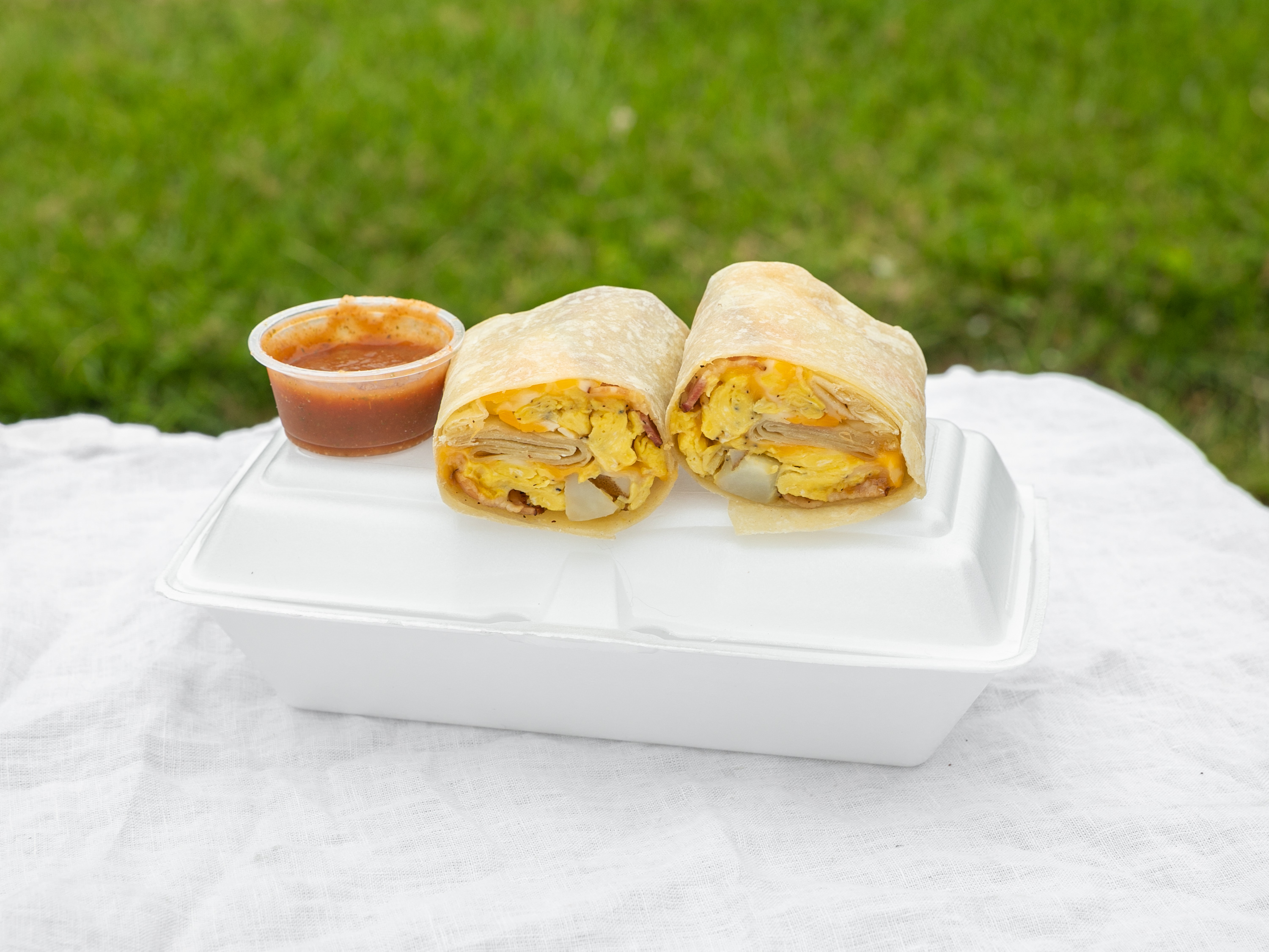 Order Breakfast Egg Burritos food online from Shaka Coffee store, San Diego on bringmethat.com