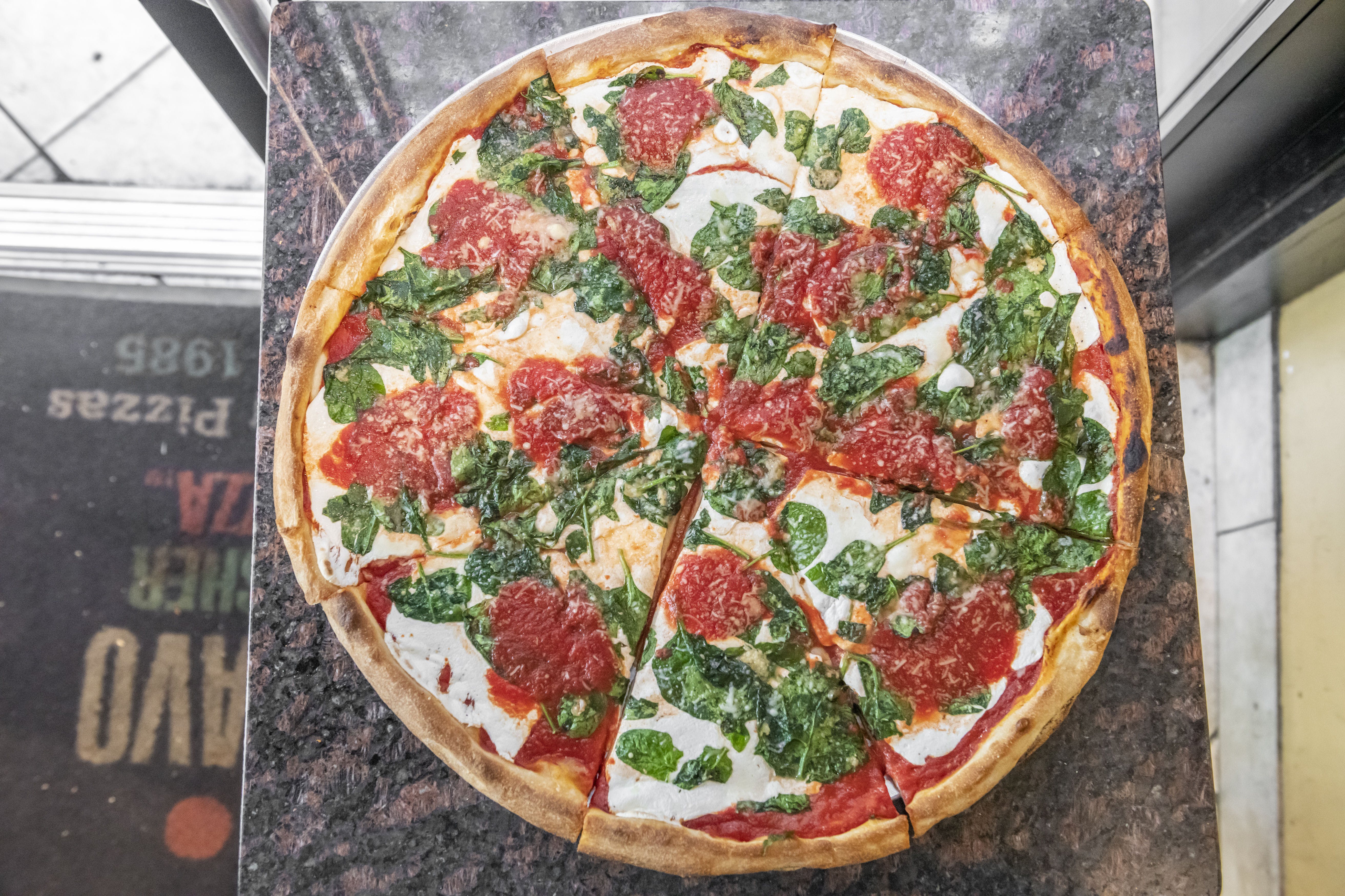 Order Fresh Mozzarella Pizza - Pizza food online from Bravo Kosher Pizza store, New York on bringmethat.com
