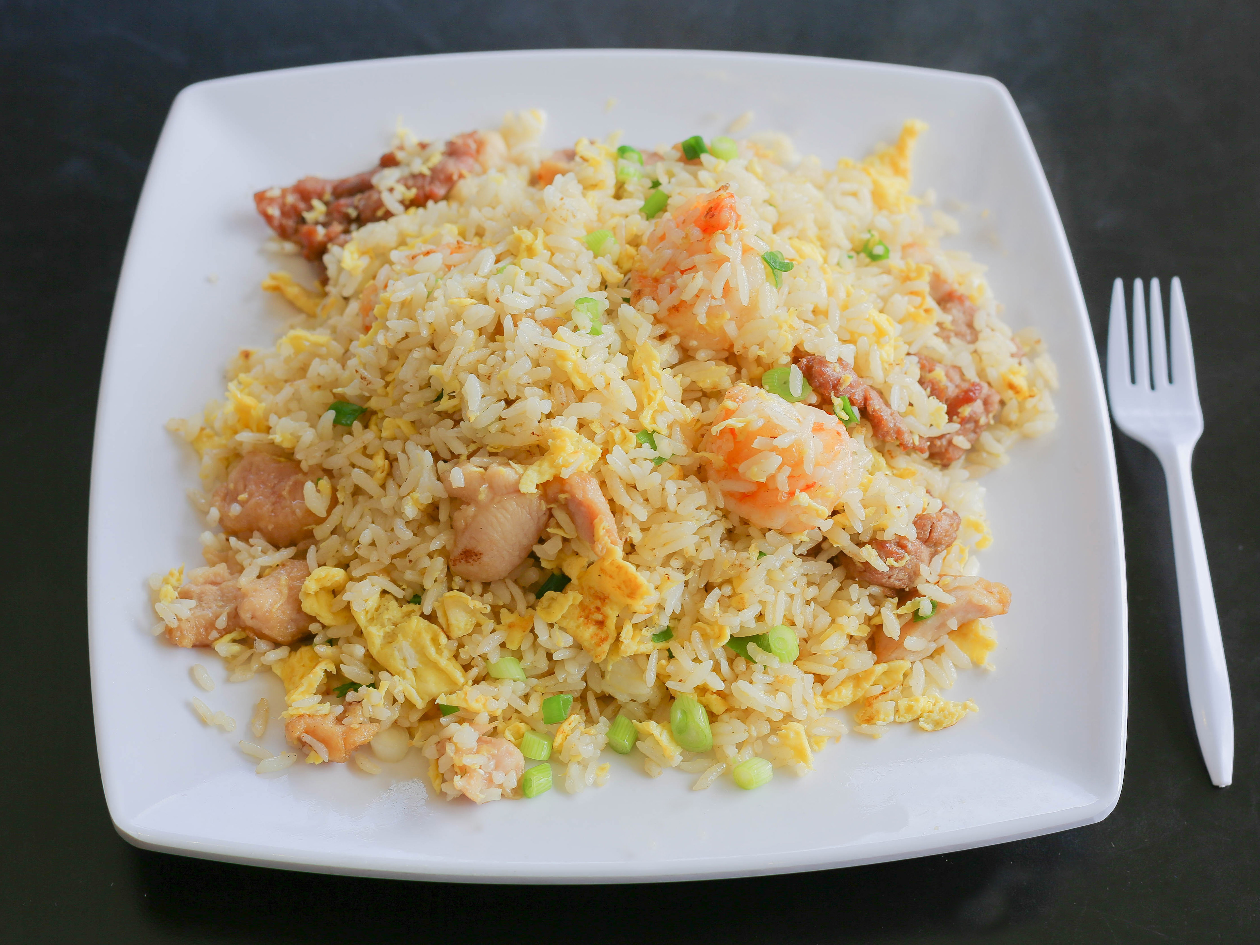 Order E01. House Special Fried Rice food online from Wok Station store, San Francisco on bringmethat.com