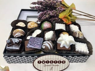 Order Bar Mitzvah Signature Handcrafted Truffle Box food online from Twisted Gourmet Chocolates store, Passaic on bringmethat.com