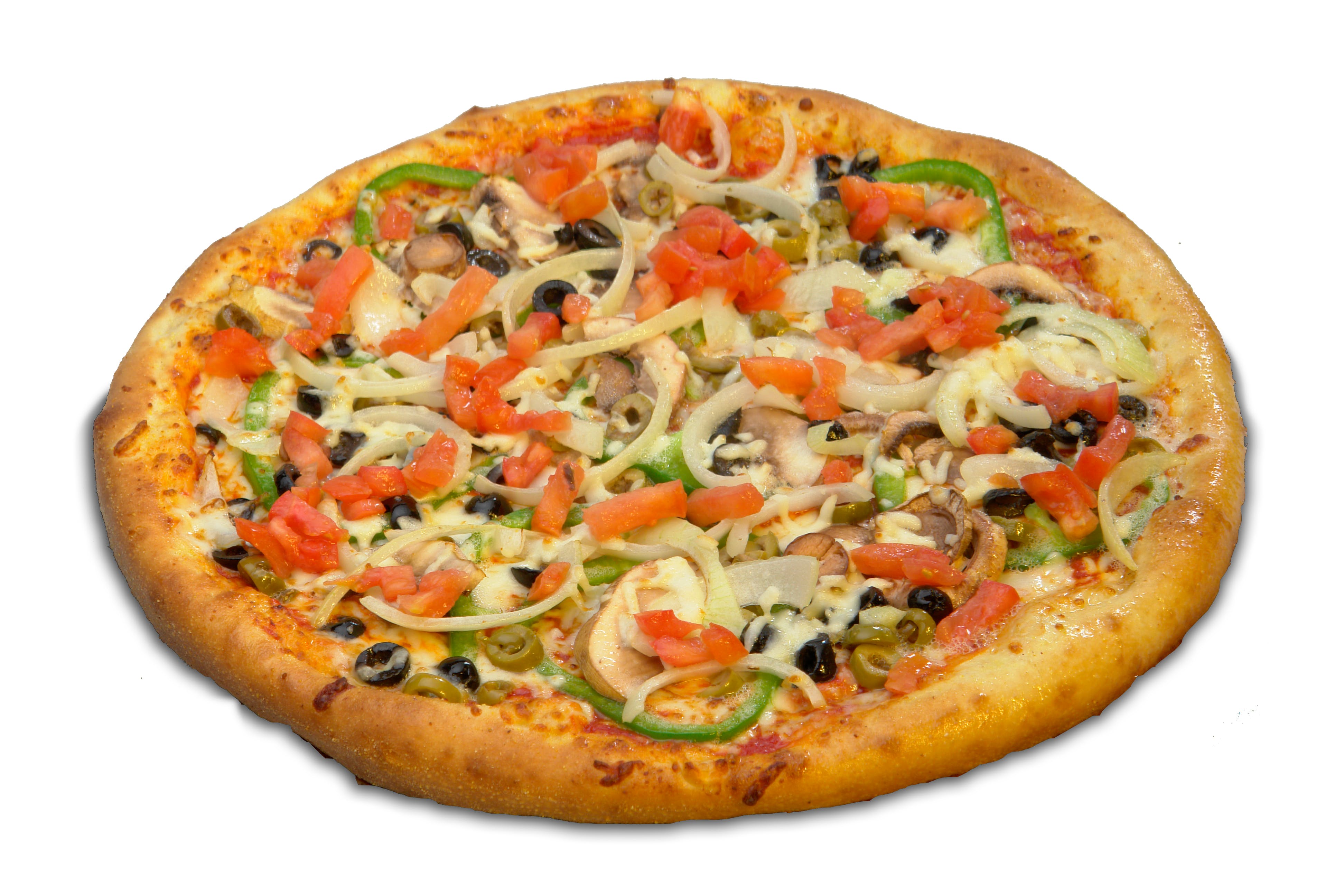 Order Vegetarian Feast Pizza - Small 10" food online from Roma Pizza & Pasta store, Nashville on bringmethat.com