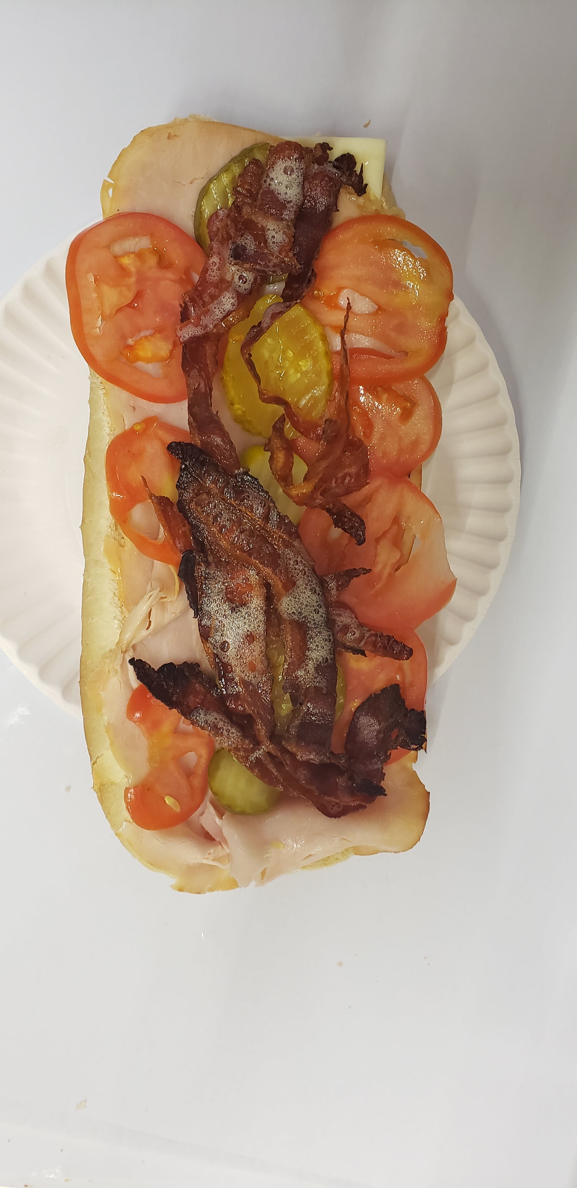 Order Turkey & Bacon Sub - Small food online from Town House Of Pizza store, Westminster on bringmethat.com