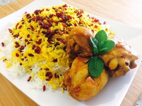 Order Zeresk polo with chicken  food online from Pars Persian Cuisine store, Scottsdale on bringmethat.com