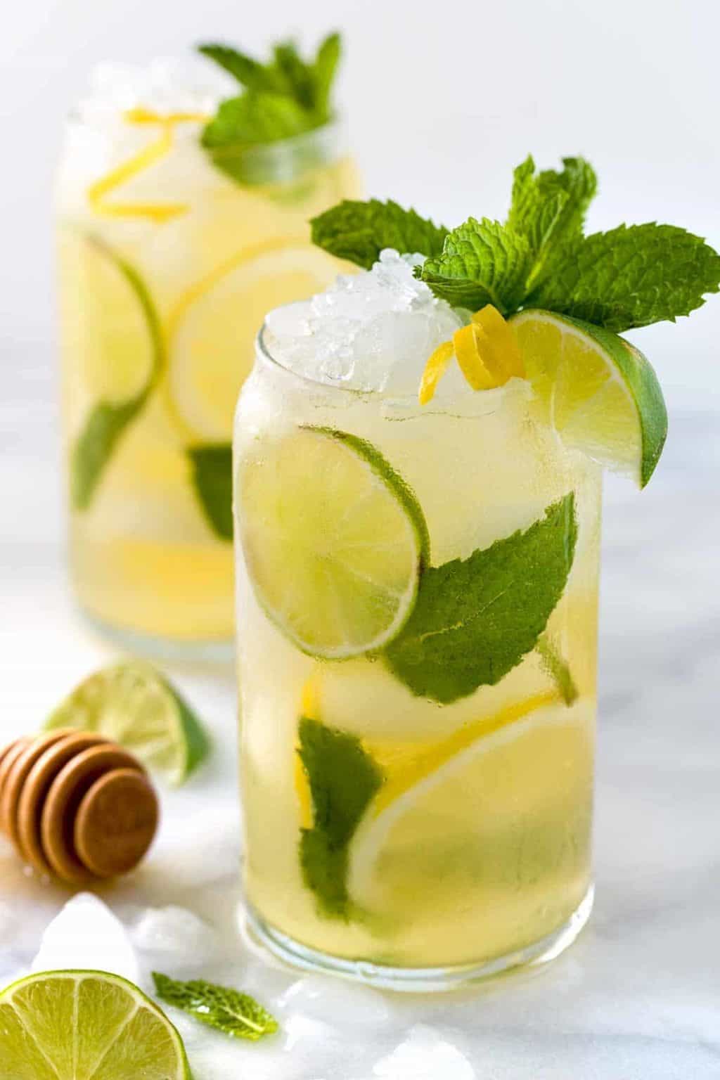 Order Iced Green Tea with Honey food online from Silk Road Garden store, Rowland Heights on bringmethat.com