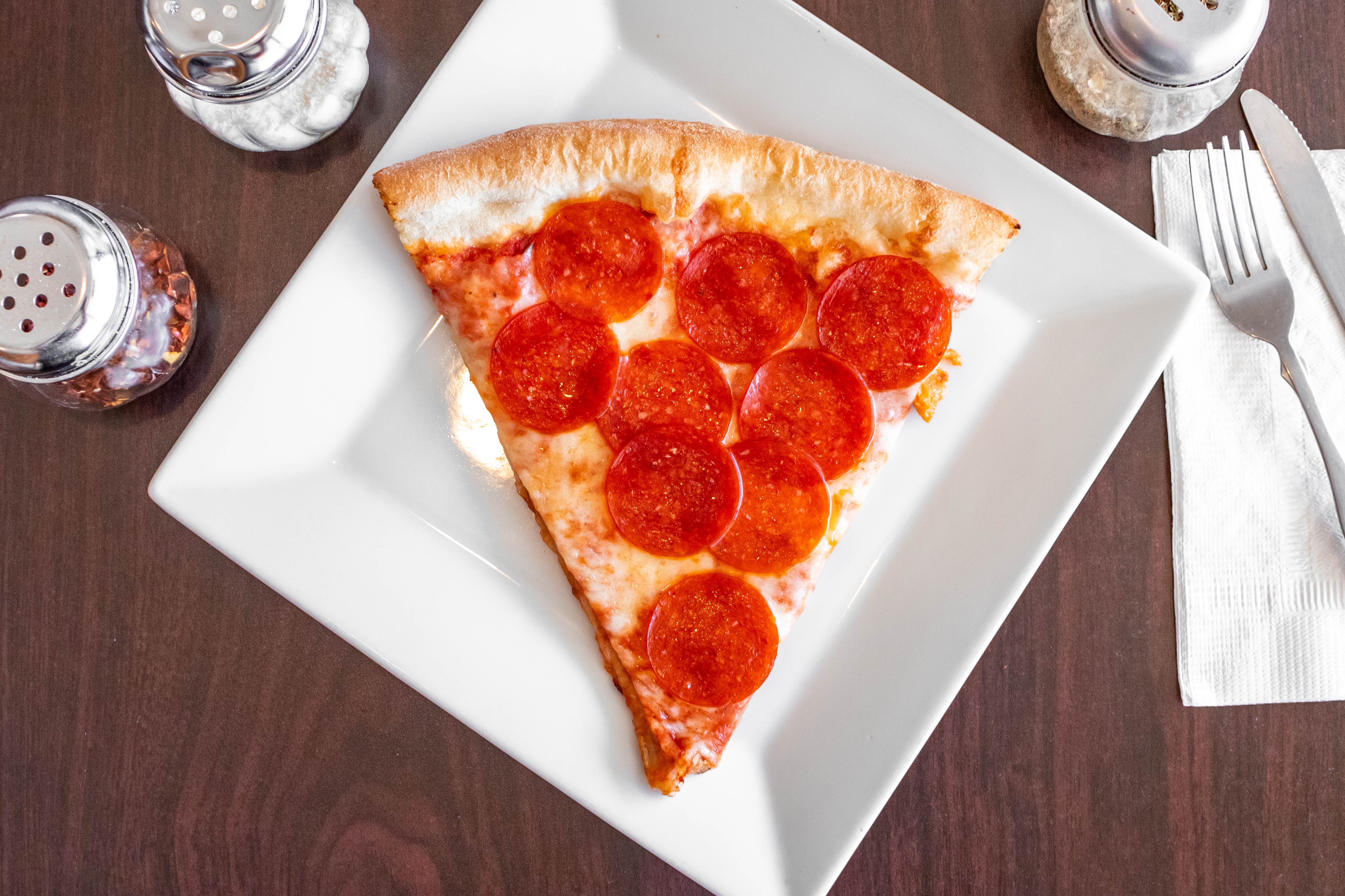 Order One Topping Pizza Slice - Slice food online from Diana's Pizza & Restaurant store, Bensalem on bringmethat.com