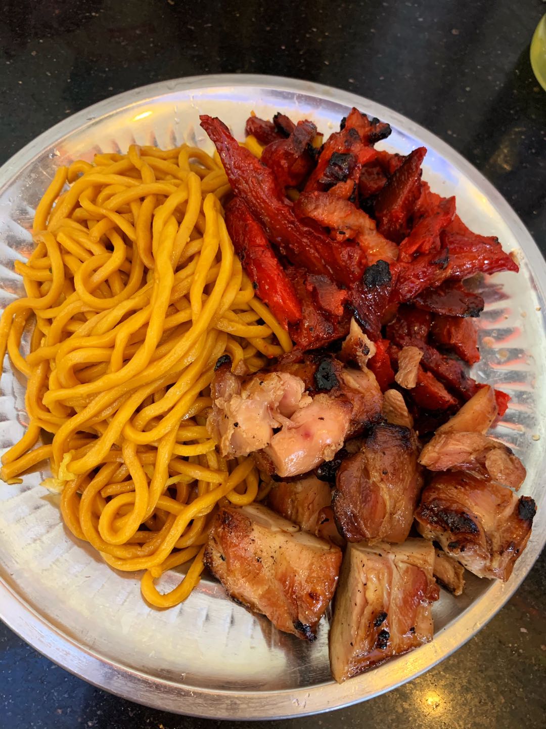 Order Combo#1 Veg Lo mein & bourbon chicken & boneless ribs food online from China Express store, Paterson on bringmethat.com