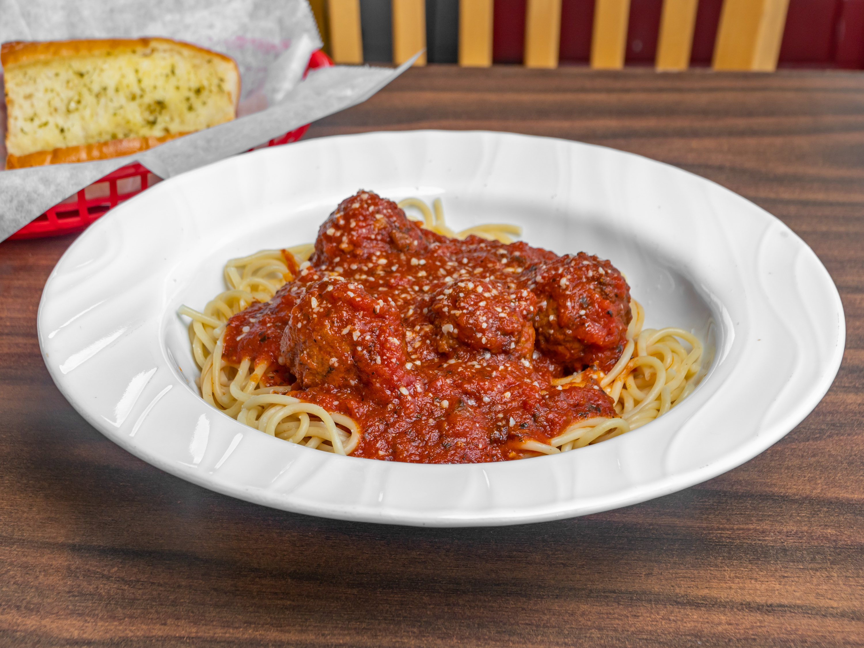 Order Spaghetti with Meatball food online from Flip Pizza & Grill store, Elkridge on bringmethat.com