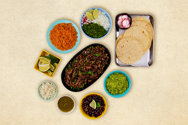 Order Carne Asada Taco Kit food online from Taco Assembly store, Durham on bringmethat.com