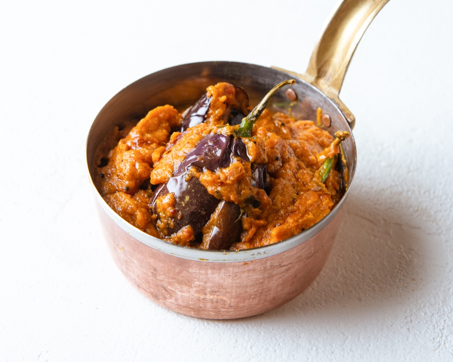 Order Eggplant Curry (V,GF) food online from Southern Spice store, Irvine on bringmethat.com
