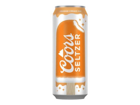 Order Coors Orange Cream Pop Hard Seltzer Limited Edition Summer Drink - 12x 12oz Cans food online from Kirby Food & Liquor store, Champaign on bringmethat.com