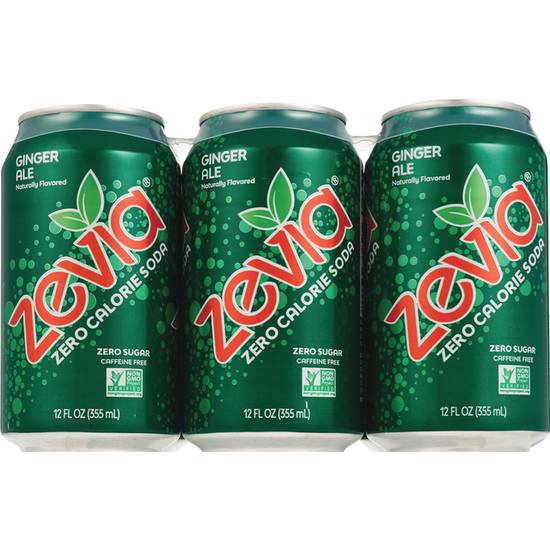 Order ZEVIA GINGER ALE 6PK food online from Cvs store, GREENWICH on bringmethat.com