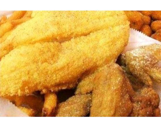 Order Catfish Fillets and Wings Combo food online from J & J Fish & Chicken store, DAYTON on bringmethat.com