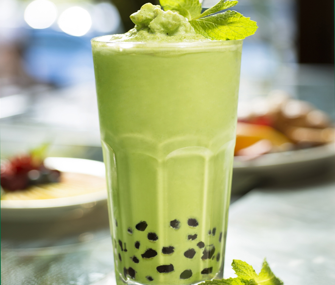Order Organic Green Tea Boba food online from Urth Caffe store, Beverly Hills on bringmethat.com
