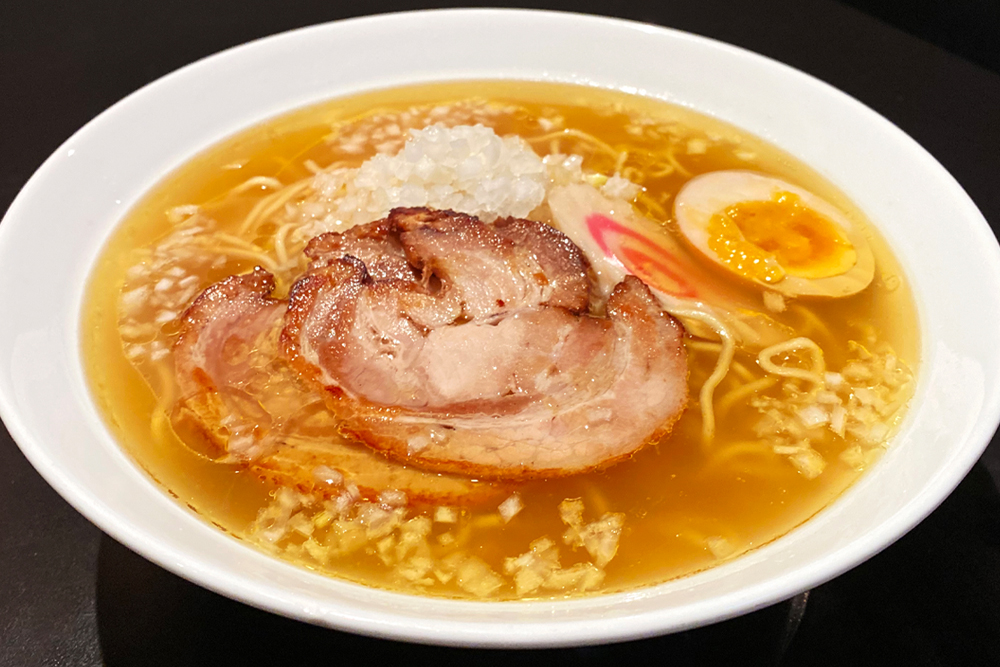 Order Shio Ramen food online from Bishamon Japanese Restaurant & Karaoke Lounge store, Covina on bringmethat.com