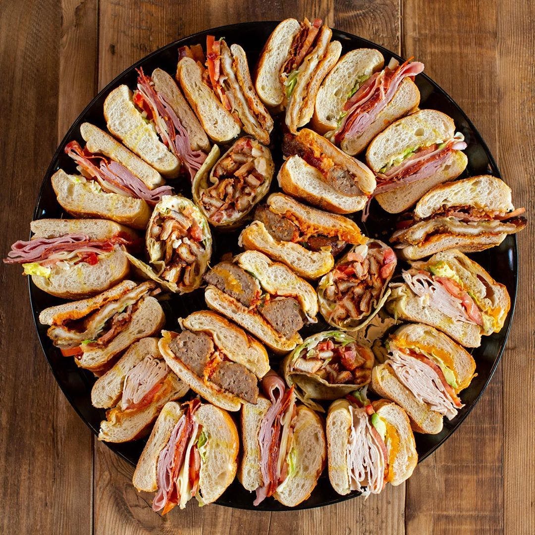 Order Mixed Hoagie Platter Catering - Large Tray (Serves 15-20 People) food online from Cosimos Pizza Cafe store, Philadelphia on bringmethat.com