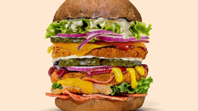 Order Mustang Relish Burger (Ultimate) food online from VeganBurg store, San Francisco on bringmethat.com