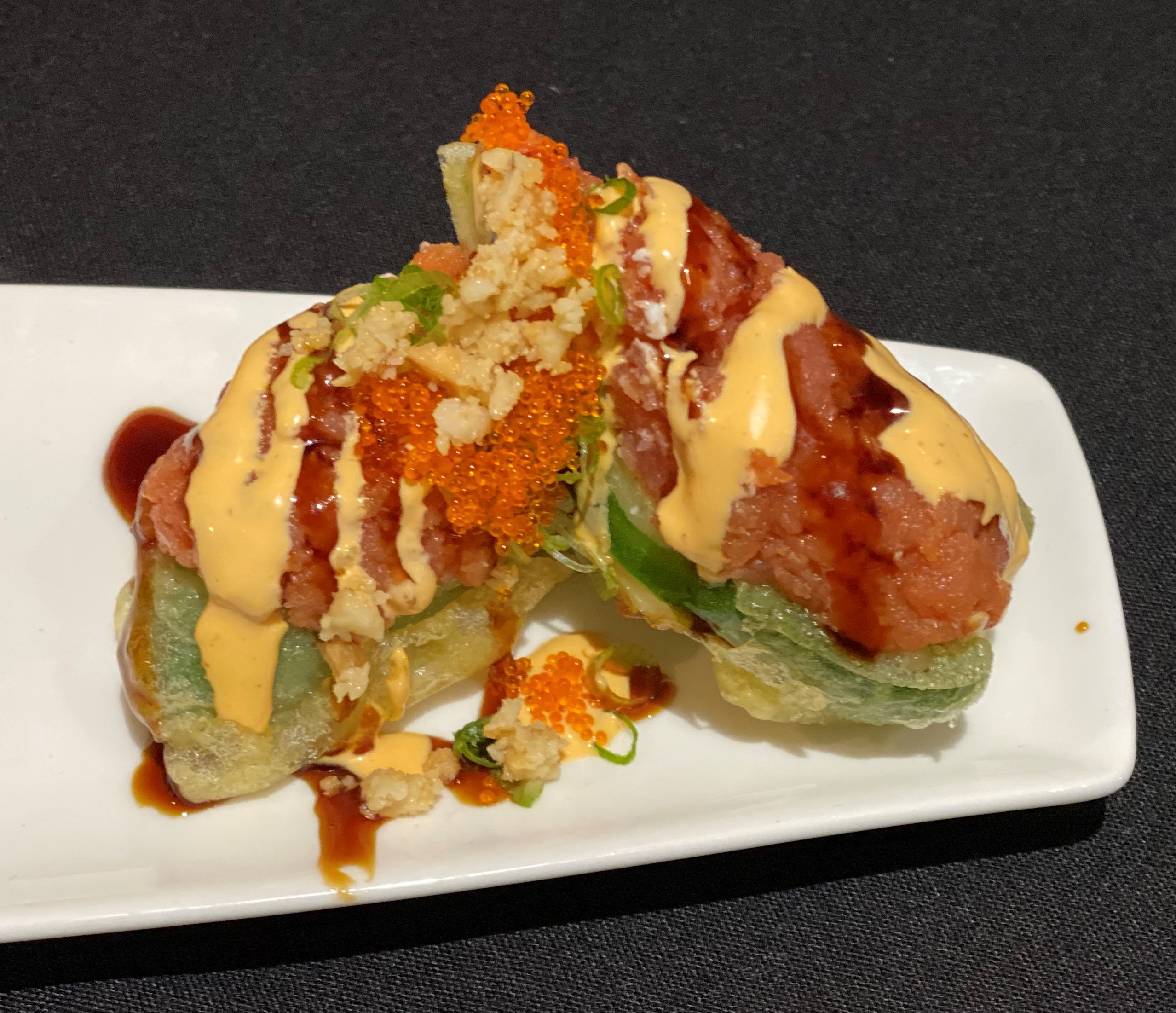Order Spicy Tuna Jalapeno Boats food online from Sushi Confidential store, Campbell on bringmethat.com