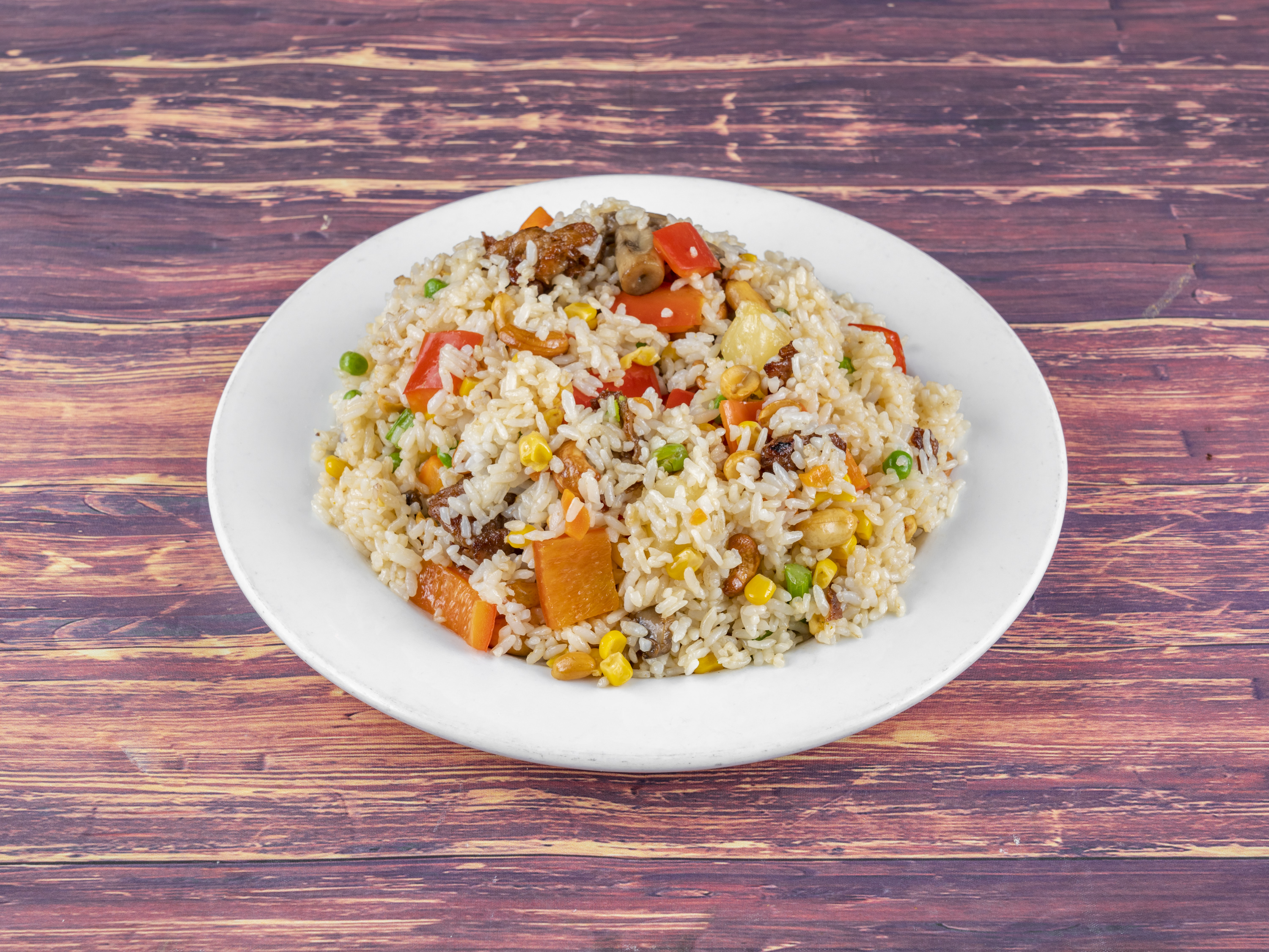 Order Hawaii Style Fried Rice food online from Pine Forest Vegetarian Restaurant store, Houston on bringmethat.com